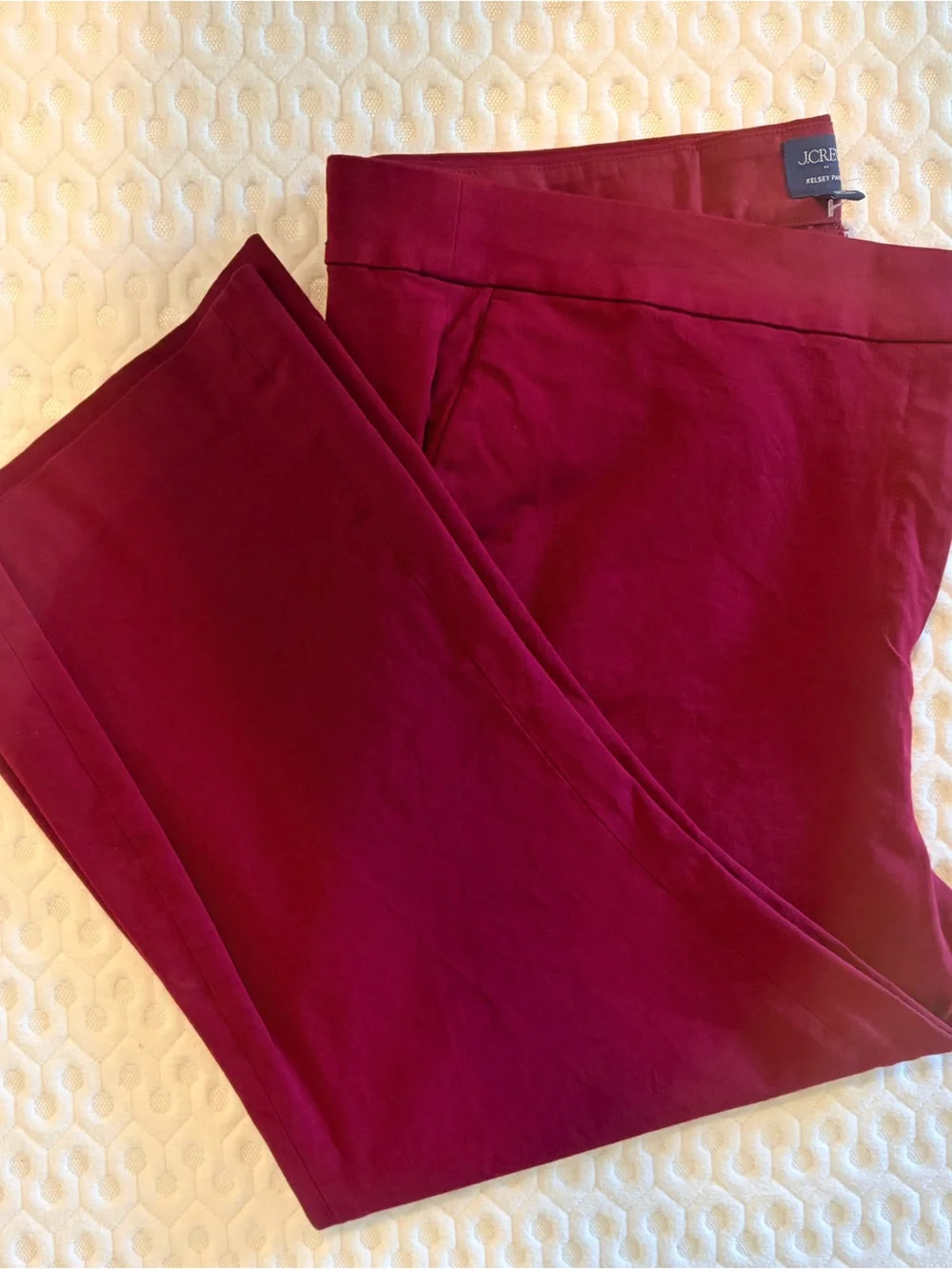 J. Crew Burgundy Ankle Pants - Picture 1 of 4